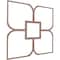 Ekena Millwork 78 34W x 78 34H x 14T Large Olivia Decorative Fretwork Wood Ceiling Panels, Walnut CELW79X79X0250OLVWA - alternate 4